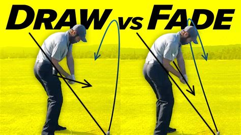 Golf Shot Draw Vs Fade | AESTHETIC DRAWING