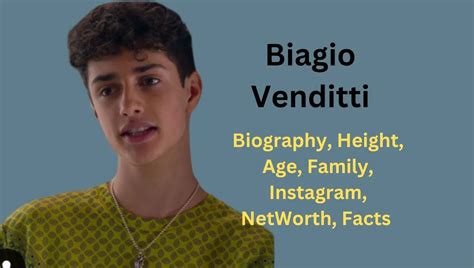 Actor Biagio Venditti Biography, Age, Fact Life Story (2023)