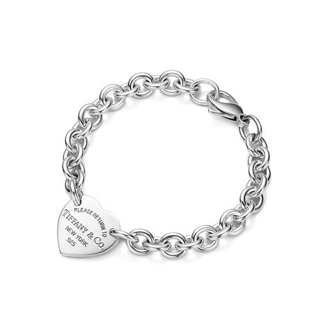 Return to Tiffany™ Heart Tag Bracelet in Silver | Tiffany & Co. Belgium