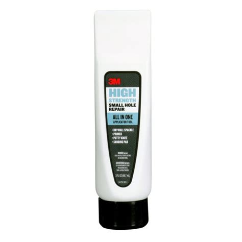 3M High Strength Small Hole Filler, 3 oz., Paint Primer, Wall Patch ...