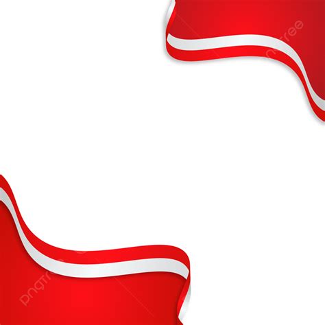 Merah Putih Vector PNG Images, Background Merah Putih Dan Pita Bendera ...