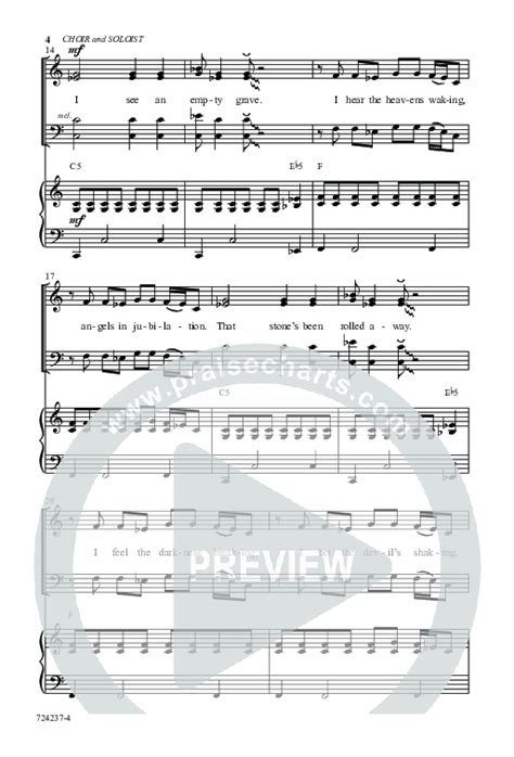 Empty Grave (Choral Anthem SATB) Sheet Music PDF (Word Music Choral ...