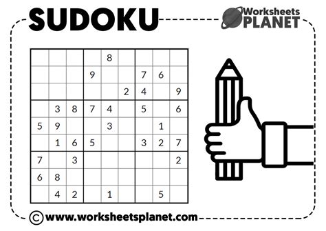 SUDOKUS for KIDS | Math Sudoku Puzzles Ready to print