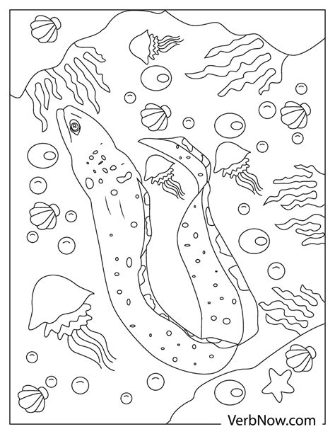 Free EEL Coloring Pages for Download (Printable PDF)