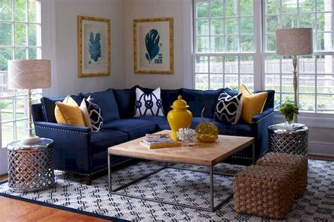 Navy Blue Sectional Sofa - Ideas on Foter