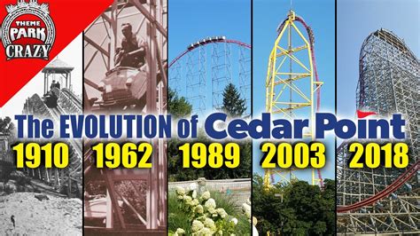 The Evolution of Cedar Point's Roller Coasters - YouTube