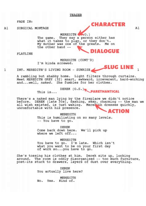 Screenplay Format - Format your script by industry standard ...