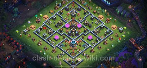 Farming Base TH13 with Link, Anti Everything, Hybrid - Clash of Clans ...