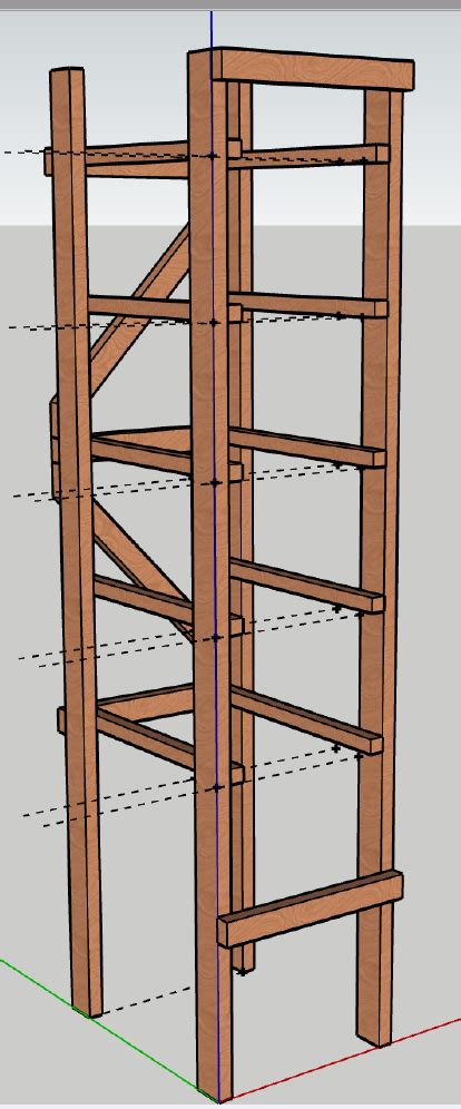 Tote Storage Rack Plans | Hilltop Sierra