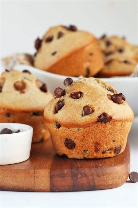 Vegan Chocolate Chip Muffins - My Darling Vegan