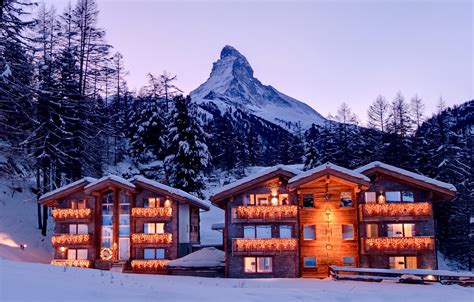 Hotel Matthiol in Zermatt, Switzerland - White Blancmange