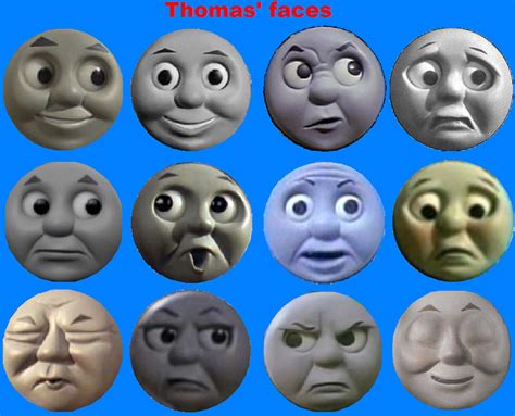 Thomas' faces by Evanyu234700 on DeviantArt