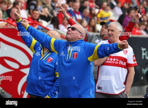 Hull KR fans at the Hull derby Stock Photo - Alamy