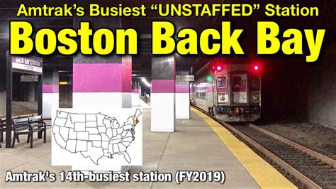 [ Amtrak Station ] Amtrak/MBTA Boston Back Bay Station in December 2019 ...