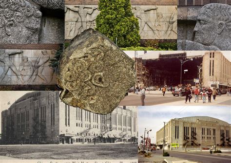 severed stone head salvaged from the "madhouse on madison" | Urban ...