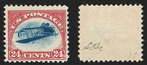 The famous 1918 24-cent Inverted “Jenny” Error is to be sold by Siegel ...