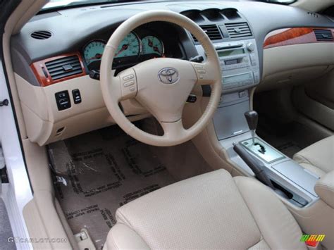 Ivory Interior 2006 Toyota Solara SLE V6 Coupe Photo #42430216 ...