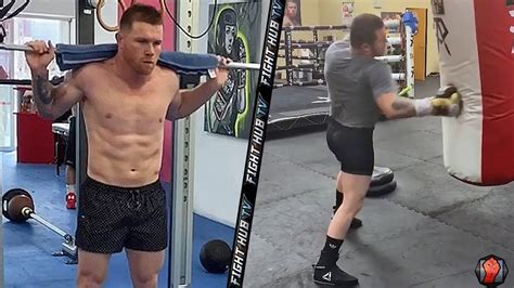 BEAST AT HOME! CANELO ALVAREZ IN PHENOMENAL SHAPE DURING TRAINING AS HE ...