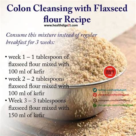 Colon Cleansing Recipe You can get your Organic Flax seed here: http ...