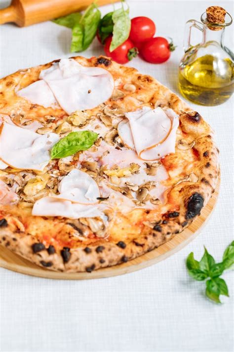 Authentic Italian Pizza Called Napoletana Stock Photo - Image of dinner ...