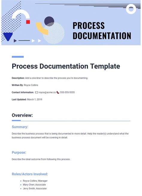 What is Process Documentation: Complete Guide with Template | Business ...