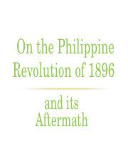 Lecture-6-ON-PHILIPPINE-REVOLUTION-of-1896-1 - Copy.doc - On the ...