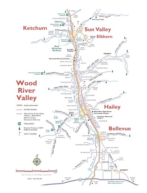 Wood River Valley Maps | Discover Wood River Valley - Hailey Chamber