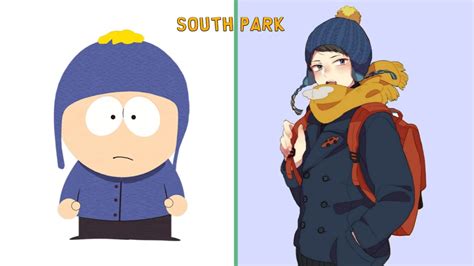 Twenty South Park Characters Reimagined As Anime Style Version - YouTube