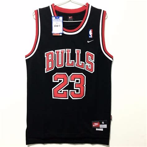 (S) Chicago Bulls #23 Michael Jordan Basketball NBA Jersey Black, Men's ...