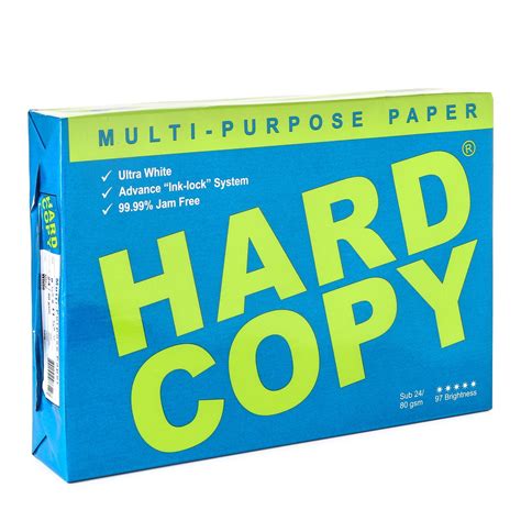 Hard Copy Multi-purpose Paper A4 Sub 24 (1 Ream) | Shopee Philippines