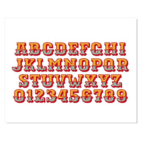 Circus Font SVG Layered | Circus Font otf, Circus Fontpng, V | Inspire ...