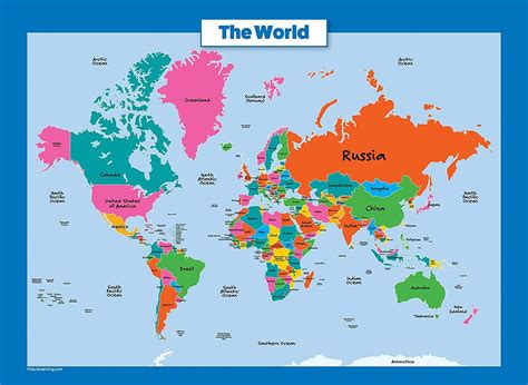 Map of World | Printable Large Attractive HD Map of World With Country ...