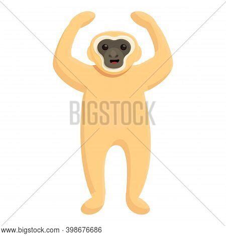 Gibbon Happy Icon. Vector & Photo (Free Trial) | Bigstock