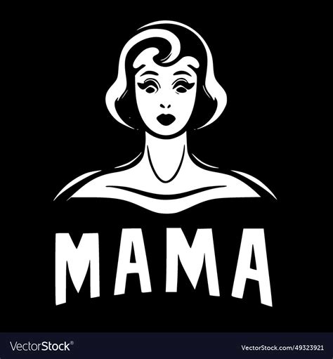 Mama - high quality logo ideal for t-shirt Vector Image