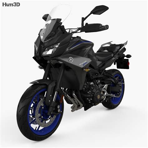 Yamaha MT-09 Tracer 2018 3D model - Download Motorcycle on 3DModels.org