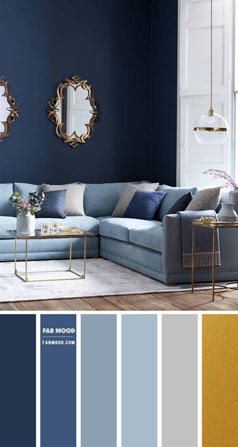 Blue Color Scheme Living Room | Americanwarmoms.org