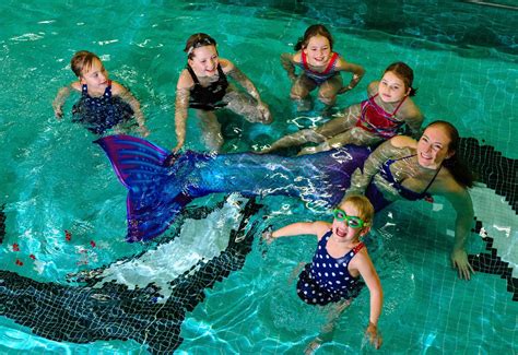 VIDEO: Children swim with a mermaid at Diss Leisure Centre