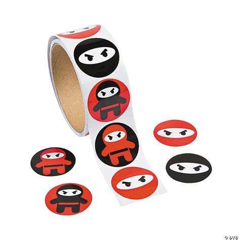 Ninja Sticker Roll - 100 Pc. | Oriental Trading