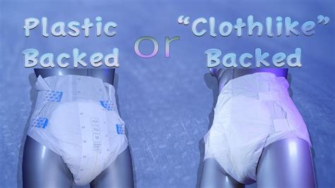 Plastic backed or clothlike backed, what's best for me? #adultdiaper ...