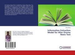 Information Extraction Model for Afan Oromo News Text von Sisay Abera ...