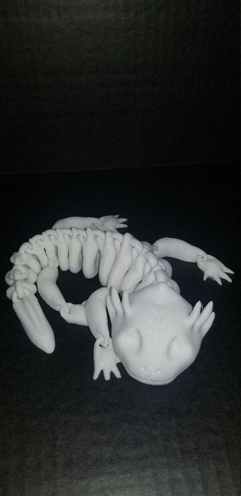 Articulated Skeleton Axolotl 10 Long Fidget Toy - Etsy