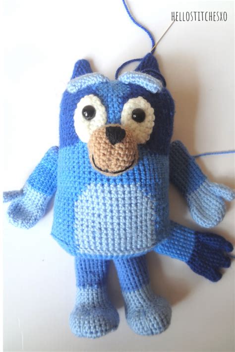 Bluey amigurumi - make your own - hellostitches xo