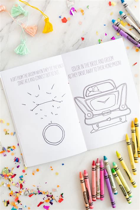 Printable Wedding Activity Book for Kids // Lovely Indeed