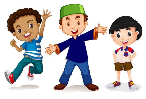 Multicultural Kids Clipart