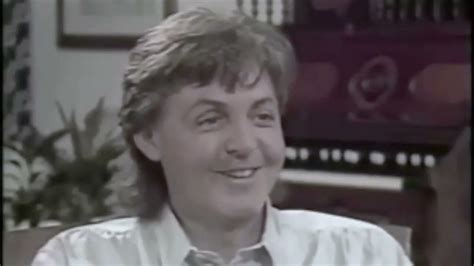 Paul McCartney - brilliant 10-minute interview (1986) - YouTube