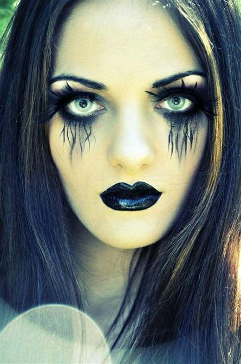 Le tuto du maquillage de Halloween artistique | Schminken halloween ...