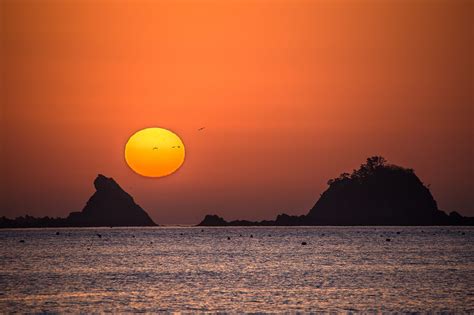 Shark's fin sunset. by HEONYONG LIM | Sunset, Shark, Finned