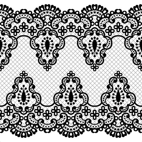 Seamless flower lace pattern 8543658 Vector Art at Vecteezy