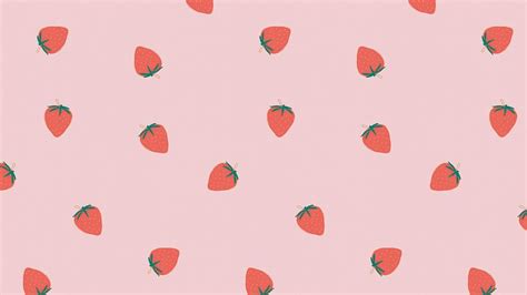 Hand drawn strawberry pattern pastel | Premium Photo - rawpixel