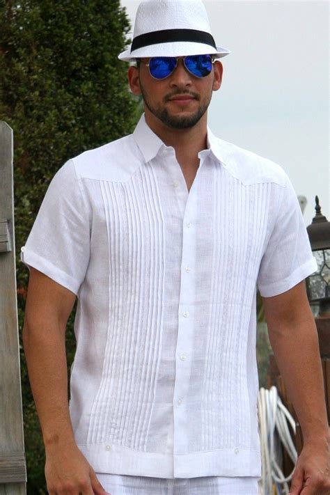 Guayabera Shirt, Linen, Chacavana, Beach Wedding shirt, Traditional (4 ...